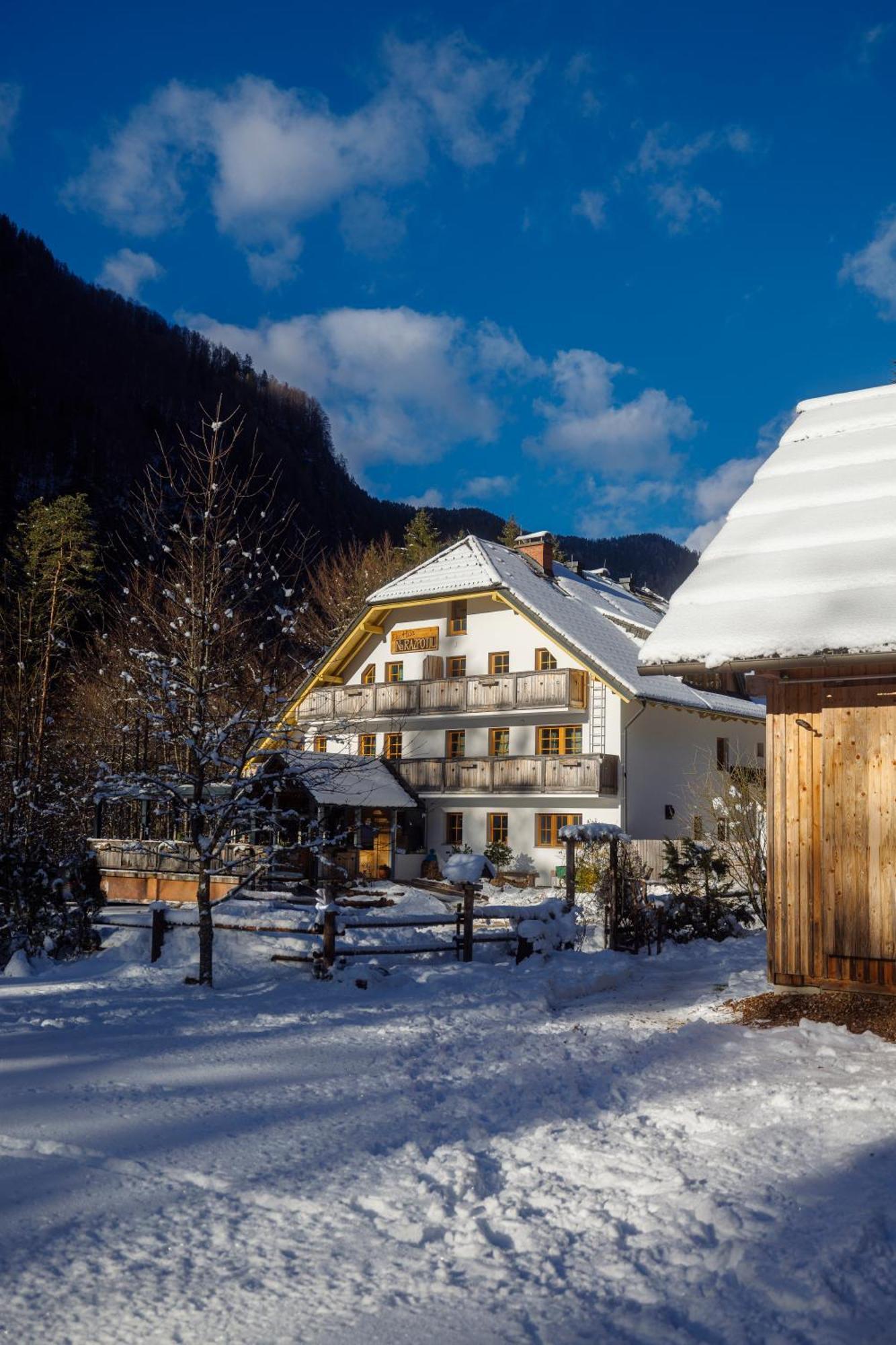 Hotel Eko Hisa-Eco House Na Razpotju Solčava Esterno foto